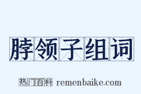 脖领子组词是什么意思的图片